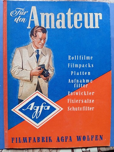 Alter prospekt agfa - , für