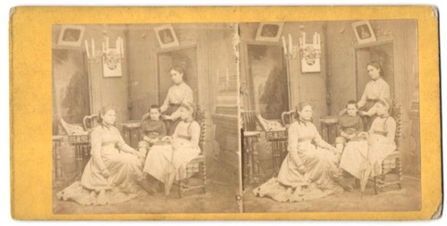 Stereo fotografie mutter mit - mutter,