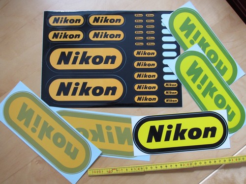 Konvolut nikon aufkleber - , nikon-aufkleber