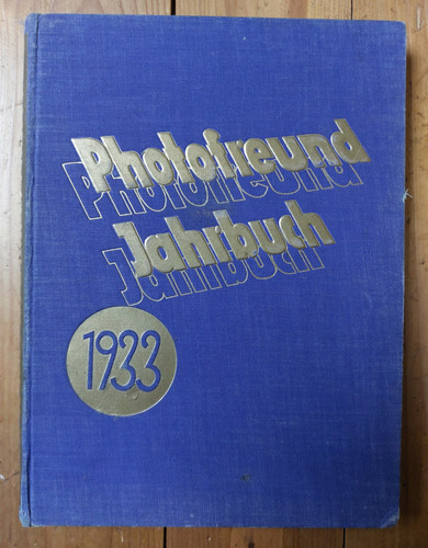 Photofreund jahrbuch 1933 - photofreund,