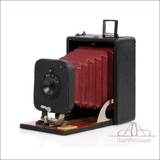 Antike klappbare Plattenkamera