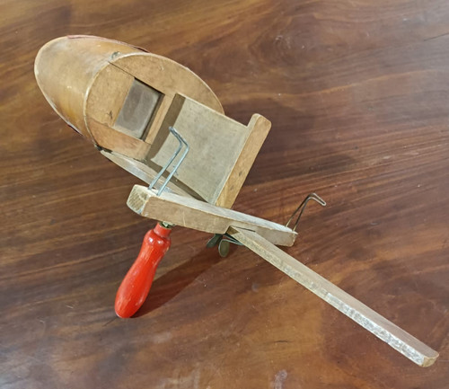 Antikes holz stereoskop - antikes, holz-stereoskop
