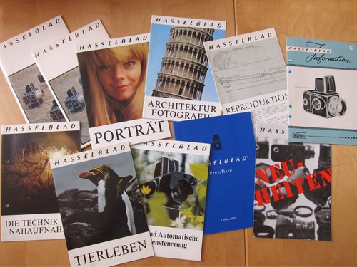 Konvolut kameraprospekte und - konvolut,