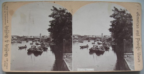 Altes stereofoto tokio japen - stereofoto,