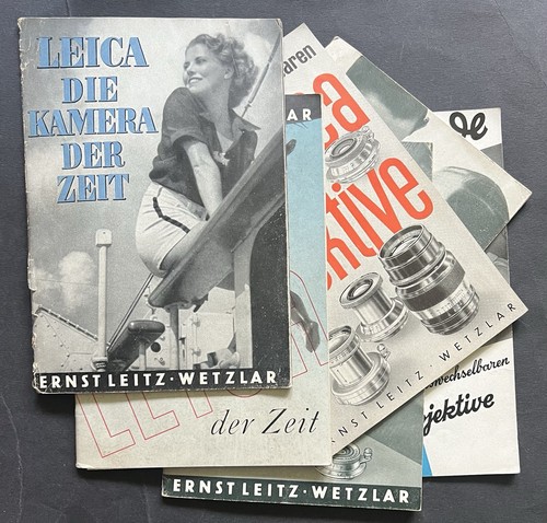 Leica werbeprospekte - ~,
