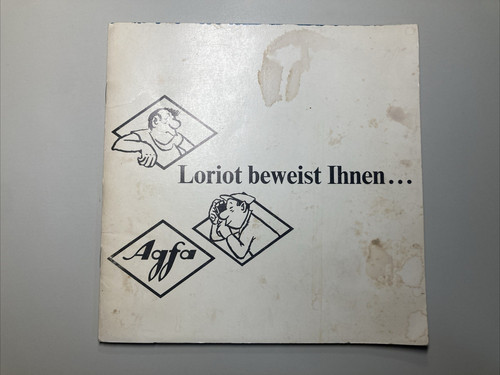 1970 altes prospekt agfa - altes,