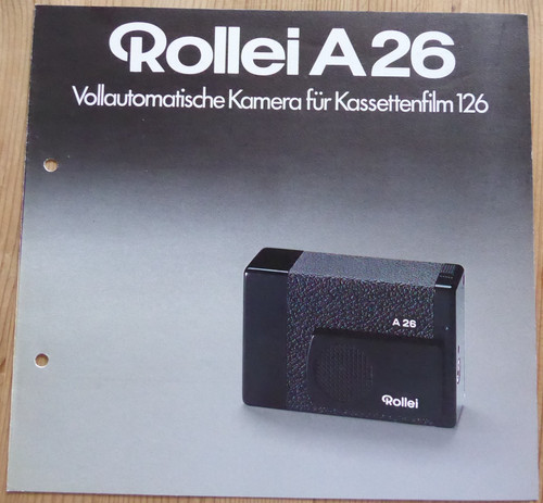 Rollei a26 prospekt seiten - a26,