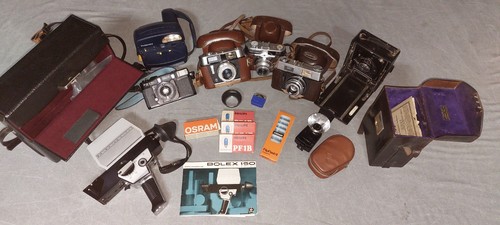 Konvolut alte fotoapparate - konvolut,
